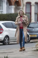 LISA FAULKNER Out in London 03/16/2021