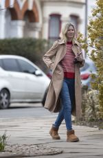 LISA FAULKNER Out in London 03/16/2021