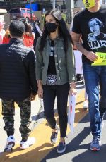 LISA LING at Stop Asian Hate Rally in Koreatown 03/27/2021