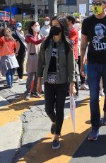 LISA LING at Stop Asian Hate Rally in Koreatown 03/27/2021