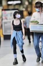 LISA ORIGLIASSO Shopping at Gasworks Plaza in Brisbane 03/29/2021