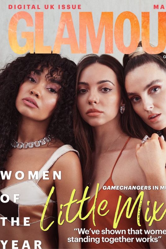 LITTLE MIX on the Cover of Glamour Magazine, UK March 2021