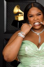 LIZZO at 2021 Grammy Awards in Los Angeles 03/14/2021