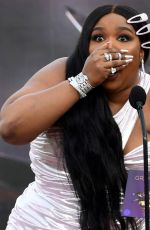 LIZZO at 2021 Grammy Awards in Los Angeles 03/14/2021