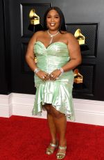 LIZZO at 2021 Grammy Awards in Los Angeles 03/14/2021