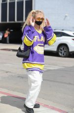 LOREN GRAY Out on Melrose Avenue in West Hollywood 03/24/2021