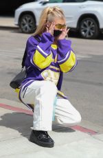 LOREN GRAY Out on Melrose Avenue in West Hollywood 03/24/2021