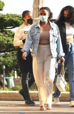 LORI HARVEY Out for Lunch with Friends in Malibu 03/25/2021