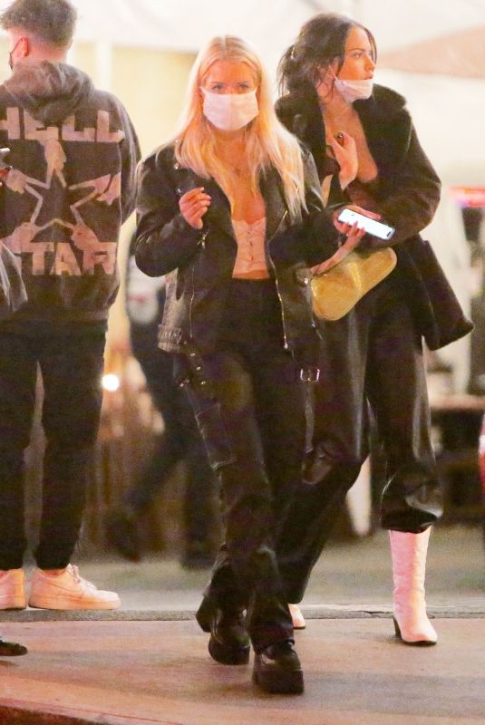 LOTTIE MOSS and TANA MONGEAU at Saddle Ranch in West Hollywood 03/12/2021