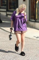 LOTTIE MOSS Out on Rodeo Drive in Beverly Hills 03/30/2021
