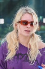 LOTTIE MOSS Out on Rodeo Drive in Beverly Hills 03/30/2021