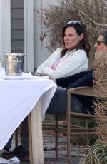 LUANN DE LESSEPS Out for Lunch in Sag Harbor 03/21/2021