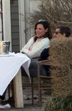 LUANN DE LESSEPS Out for Lunch in Sag Harbor 03/21/2021
