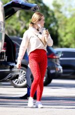 LUCY HALE Heading to Pilates Class in Los Angeles 03/28/2021