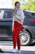 LUCY HALE Heading to Pilates Class in Los Angeles 03/28/2021
