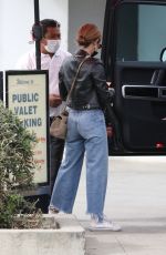 LUCY HALE in Denim Out Shopping in Los Angeles 03/07/2021