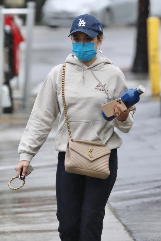 LUCY HALE Out and About in Los Angeles 03/03/2021