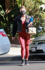 LUCY HALE Out and About in West Hollywood 03/01/2021