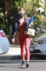 LUCY HALE Out and About in West Hollywood 03/01/2021