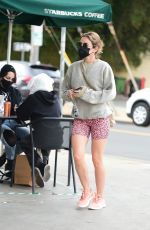 LUCY HALE Out for Caffee at Starbucks in Los Angeles 03/07/2021