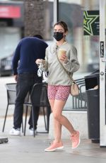 LUCY HALE Out for Caffee at Starbucks in Los Angeles 03/07/2021