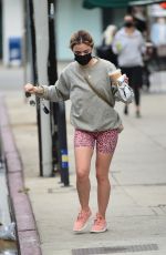 LUCY HALE Out for Caffee at Starbucks in Los Angeles 03/07/2021
