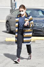 LUCY HALE Out for Coffee in Los Angeles 03/11/2021