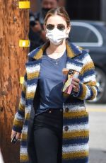 LUCY HALE Out for Coffee in Los Angeles 03/11/2021
