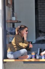 LUCY HALE Out for Coffee in Los Angeles 03/26/2021