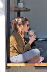 LUCY HALE Out for Coffee in Los Angeles 03/26/2021