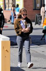 LUCY HALE Out for Coffee in Los Angeles 03/26/2021