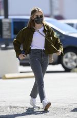 LUCY HALE Out for Coffee in Los Angeles 03/26/2021