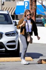 LUCY HALE Out for Coffee in Los Angeles 03/26/2021