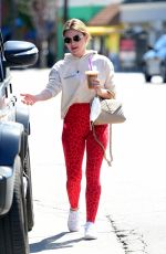 LUCY HALE Out for Morning Coffee in Los Angeles 03/28/2021