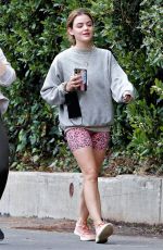 LUCY HALE Out for Morning Hike in Studio City 03/07/2021