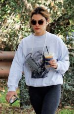 LUCY HALE Out Hiking in Los Angeles 03/08/2021