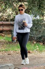 LUCY HALE Out Hiking in Los Angeles 03/08/2021