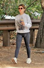 LUCY HALE Out Hiking in Los Angeles 03/08/2021