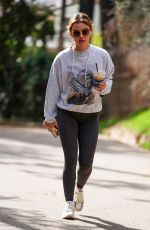 LUCY HALE Out Hiking in Los Angeles 03/08/2021