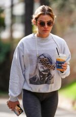 LUCY HALE Out Hiking in Los Angeles 03/08/2021