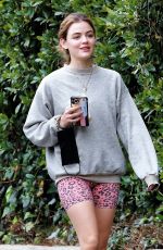 LUCY HALE Out Hiking in Studio City 03/07/2021
