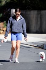 LUCY HALE Out with Her Dog in Los Angeles 03/21/2021