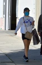 LUCY HALE Shopping at American Rag Cie in Los Angeles 03/02/2021