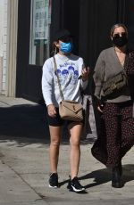 LUCY HALE Shopping at American Rag Cie in Los Angeles 03/02/2021