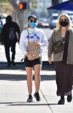 LUCY HALE Shopping at American Rag Cie in Los Angeles 03/02/2021
