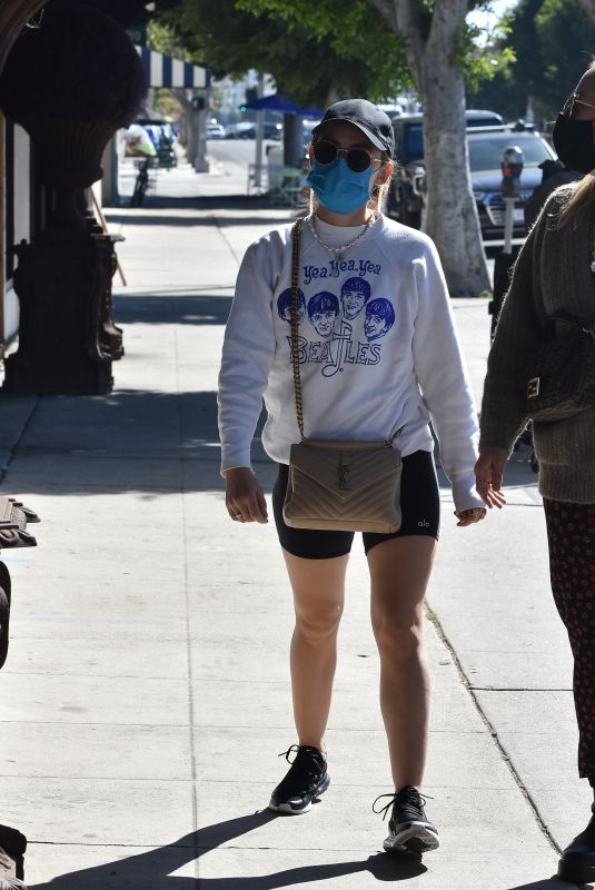 LUCY HALE Shopping at American Rag Cie in Los Angeles 03/02/2021