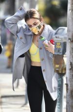 LUCY HALE Shopping at Erewhon Market in Los Angeles 03/09/2021