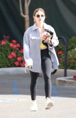 LUCY HALE Shopping at Erewhon Market in Los Angeles 03/09/2021