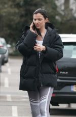 LUCY MECKLENBURGH Shopping at Aldi in Essex 03/05/2021