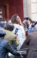 MADALINA GHENEA on the Set of House of Gucci in Rome 03/22/2021